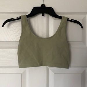 American Eagle AE Seamless Ribbed Crop Tank Top